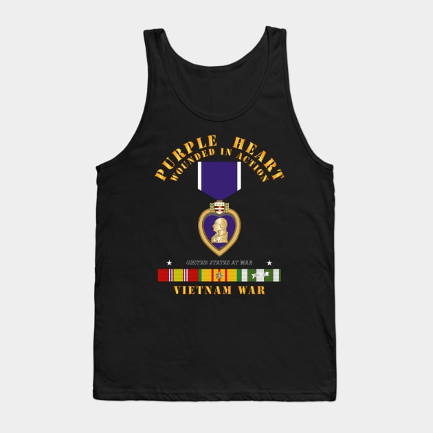 Purple Heart - WIA w VN SVC Tank Top by twix123844